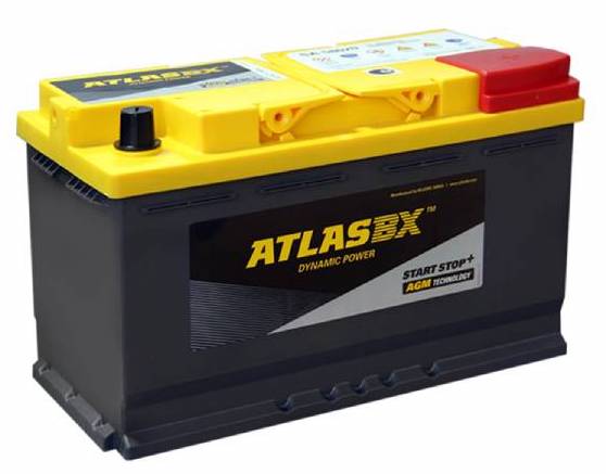 Аккумулятор автомобильный Atlas AGM SA 80Ah (о.п.) 58020